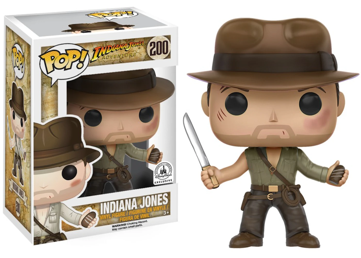 Funko Pop! Movies Indiana Jones (w Machete) Disney Exclusive Figure #200