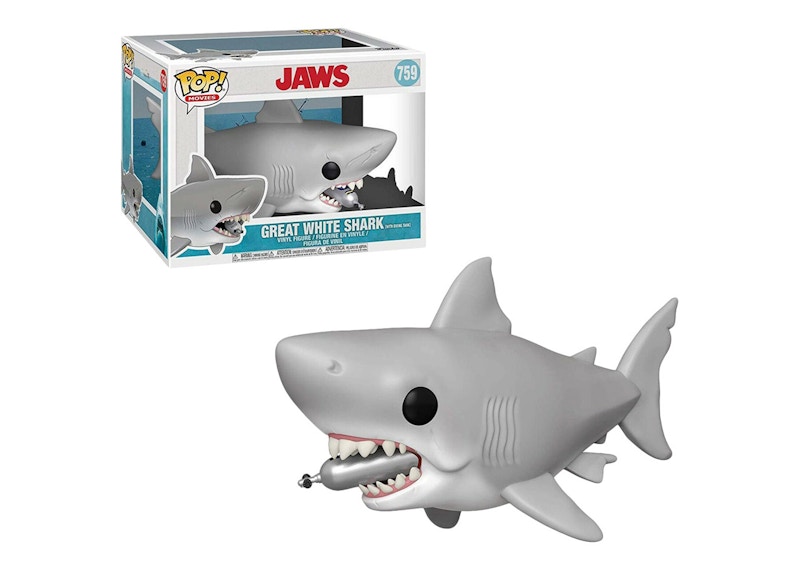 Funko Pop! Movies Jaws Great White Shark Diving Tank in Mouth 6