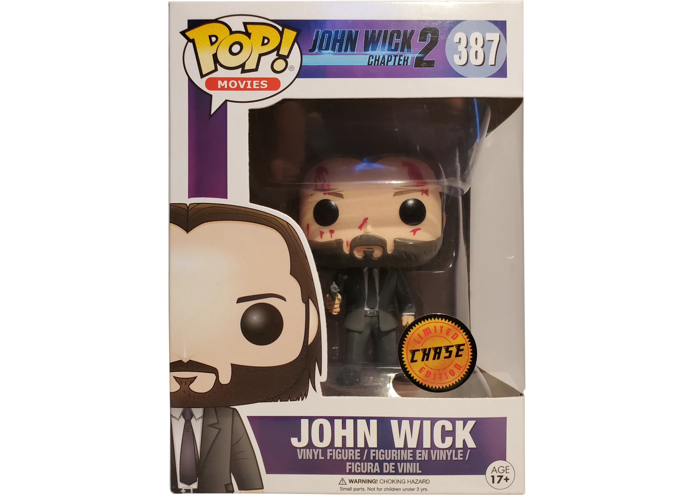 Funko Pop! Movies John Wick 2 John Wick (Bloody) (Chase) Figure #387 - Us