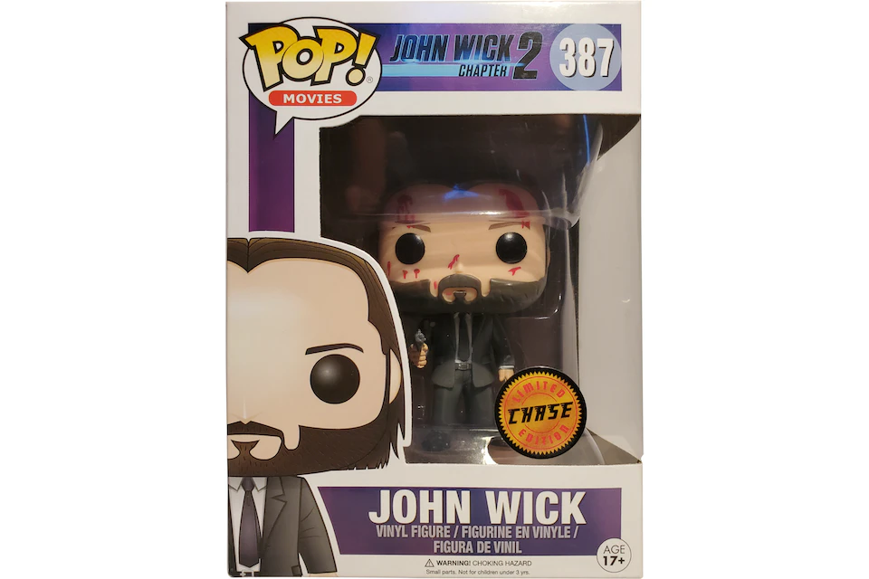 Funko Pop! Movies John Wick 2 John Wick (Bloody) (Chase) Figure #387