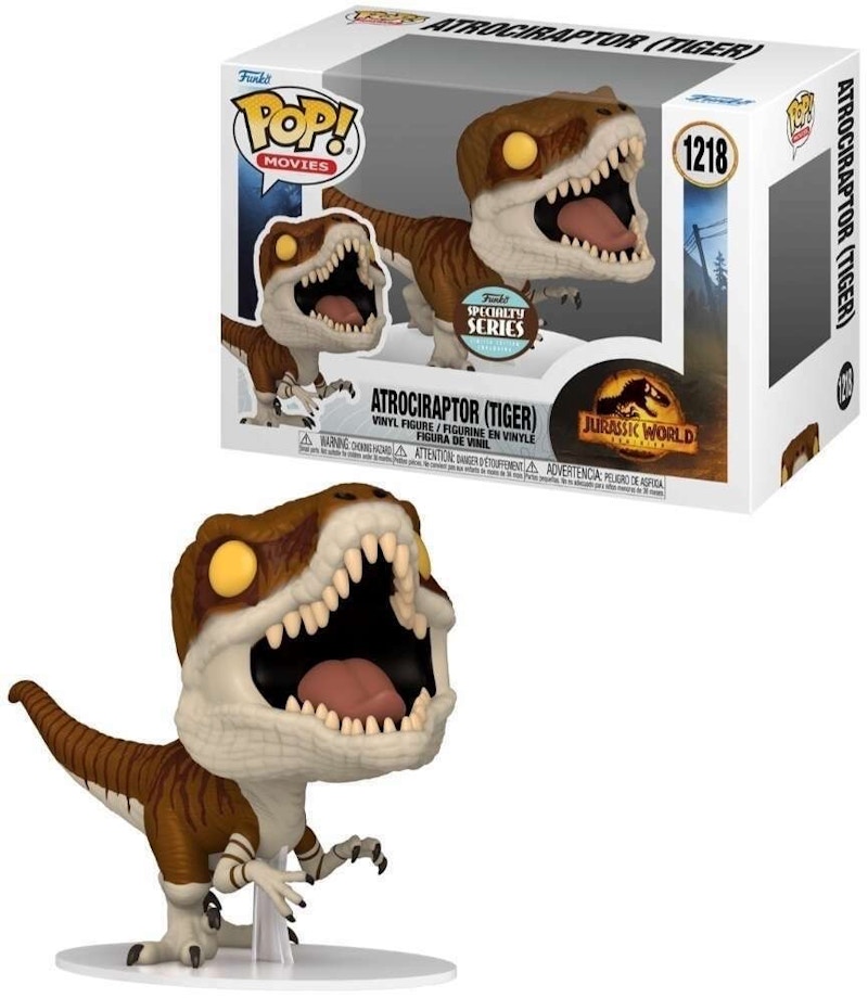 Funko Pop! Movies: Jurassic World Atrociraptor (Tiger)(Specialty Series) Figure #1218