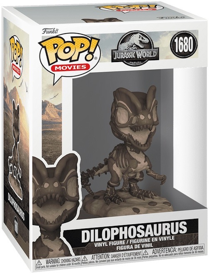 Funko Pop! Movies: Jurassic World Dilophosaurus (Fossil) Figure #1680