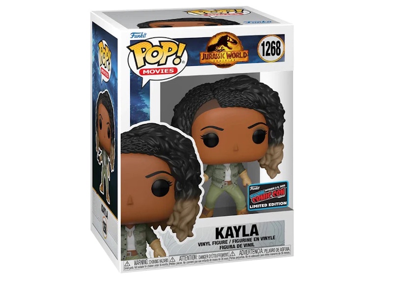 Funko Pop! Movies Jurassic World Dominion Kayla 2022 NYCC Exclusive ...