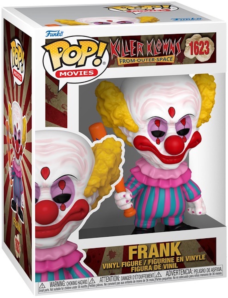 Funko Pop! Movies: Killer klowns From Outer Space Frank Figure #1623