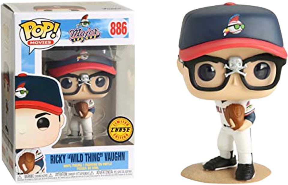 Funko Pop! Movies Major League Ricky Vaughn With Glasses (Chase) Figure  #886 - US