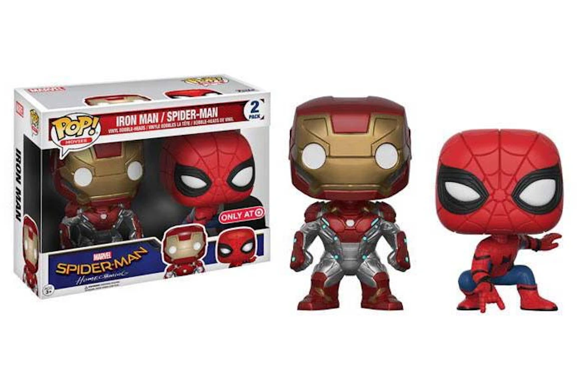 Funko Pop! Movies Marvel Spider-Man Homingcoming Iron Man / Spider-Man Target Exclusive 2 Pack