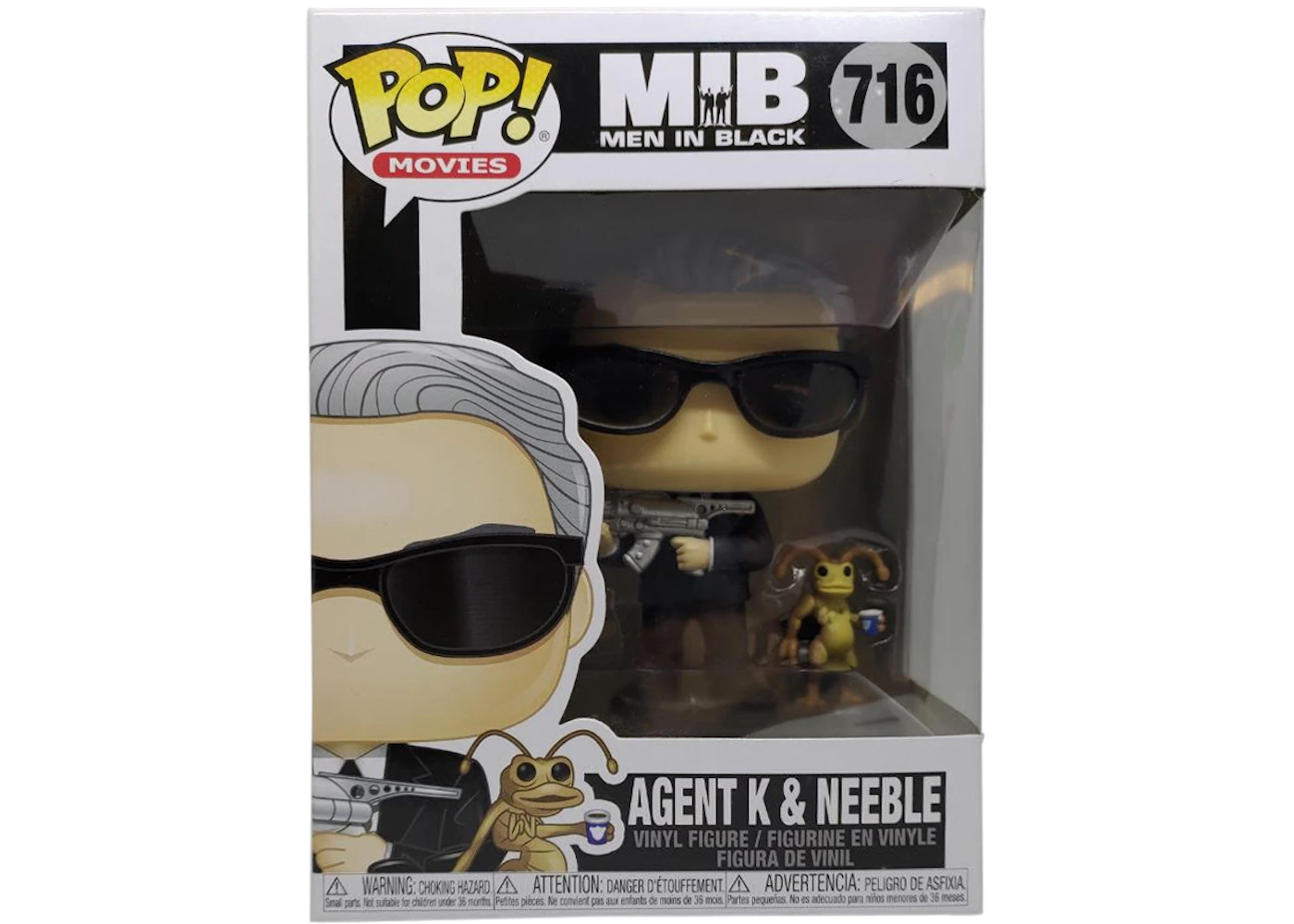 Funko Pop! Movies Men in Black Agent K & Neeble Figure #716 - KR