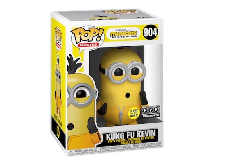 FUNKO POP! Minions Rise Of Gru 10 in Roller Skating Stuart Vinyl #906 good NEW