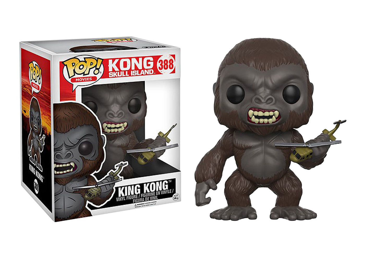 Funko Pop! Movies Skull Island King Kong 6 Inch Figure #388 - US