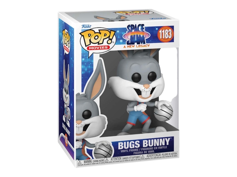 Funko Pop! Movies: Space Jam Bugs Bunny (Dribbling) Figure #1183 - US