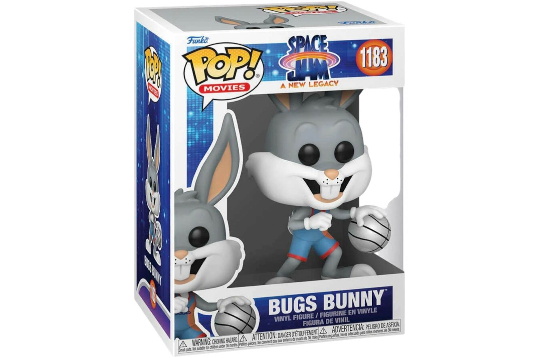 Funko Pop! Movies: Space Jam Bugs Bunny (Dribbling) Figure #1183 - US