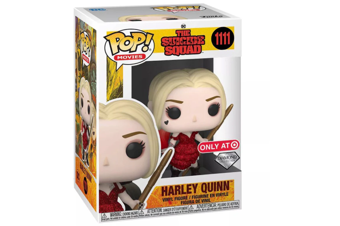 Funko Pop! Movies Suicide Squad Harley Quinn Diamond Collection Target Exclusive Figure #1111