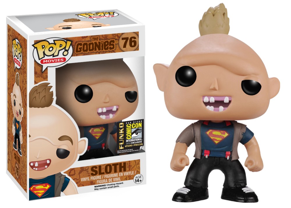 Funko Pop! Movies The Goonies Sloth (Superman shirt) SDCC Figure