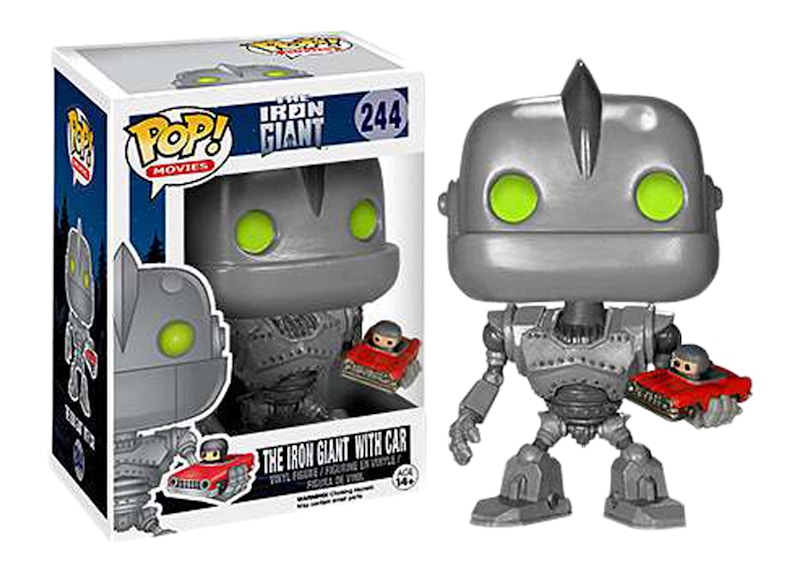 iron giant with car funko pop