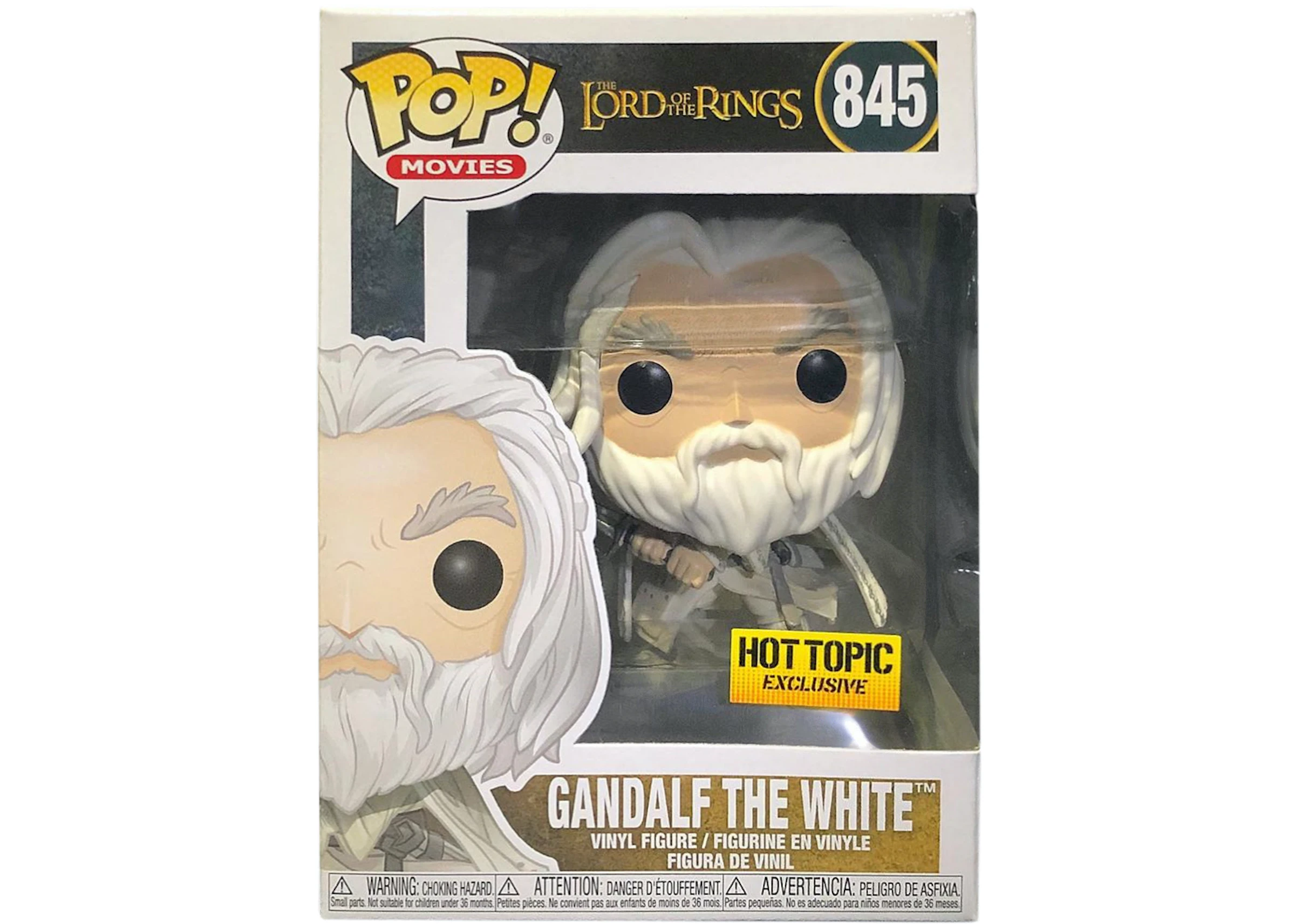 Inspiratie Couscous Vliegveld Funko Pop! Movies The Lord of the Rings Gandalf The White Hot Topic  Exclusive Figure #845 - US