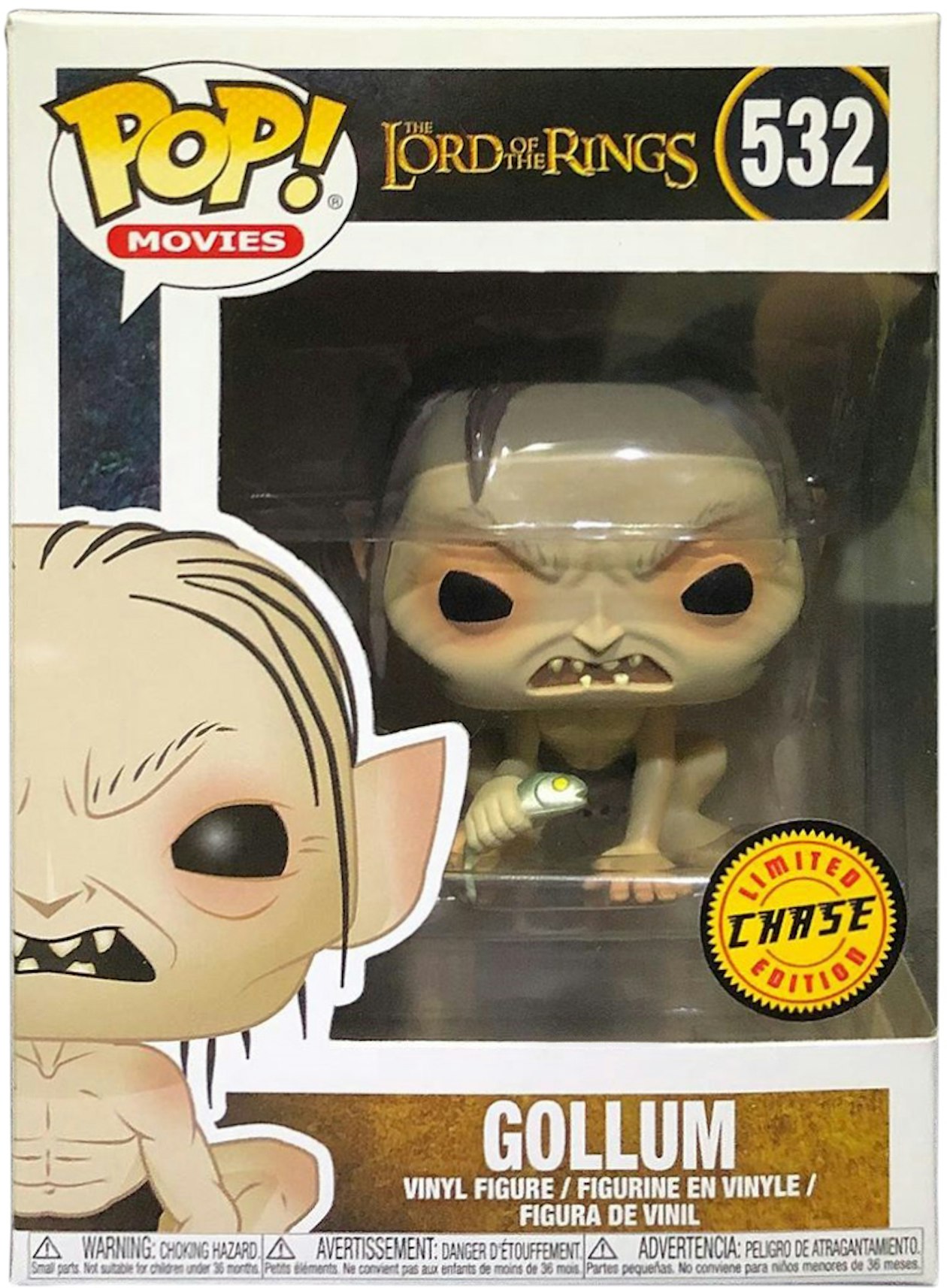 sikkerhed Før kimplante Funko Pop! Movies The Lord of the Rings Gollum (Chase) Figure #532 - US