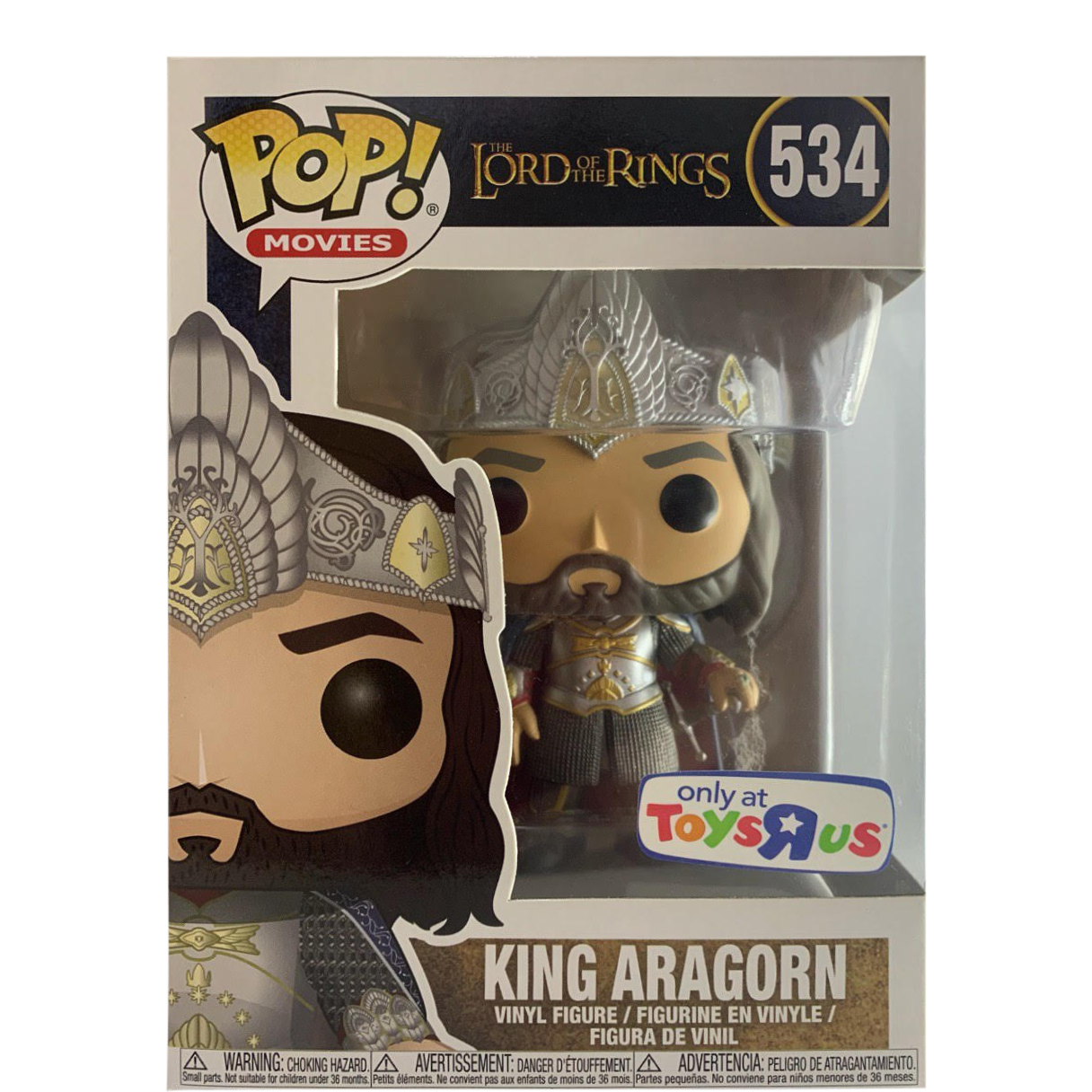 King Aragorn Lord of the Rings Funko Exclusive POP 