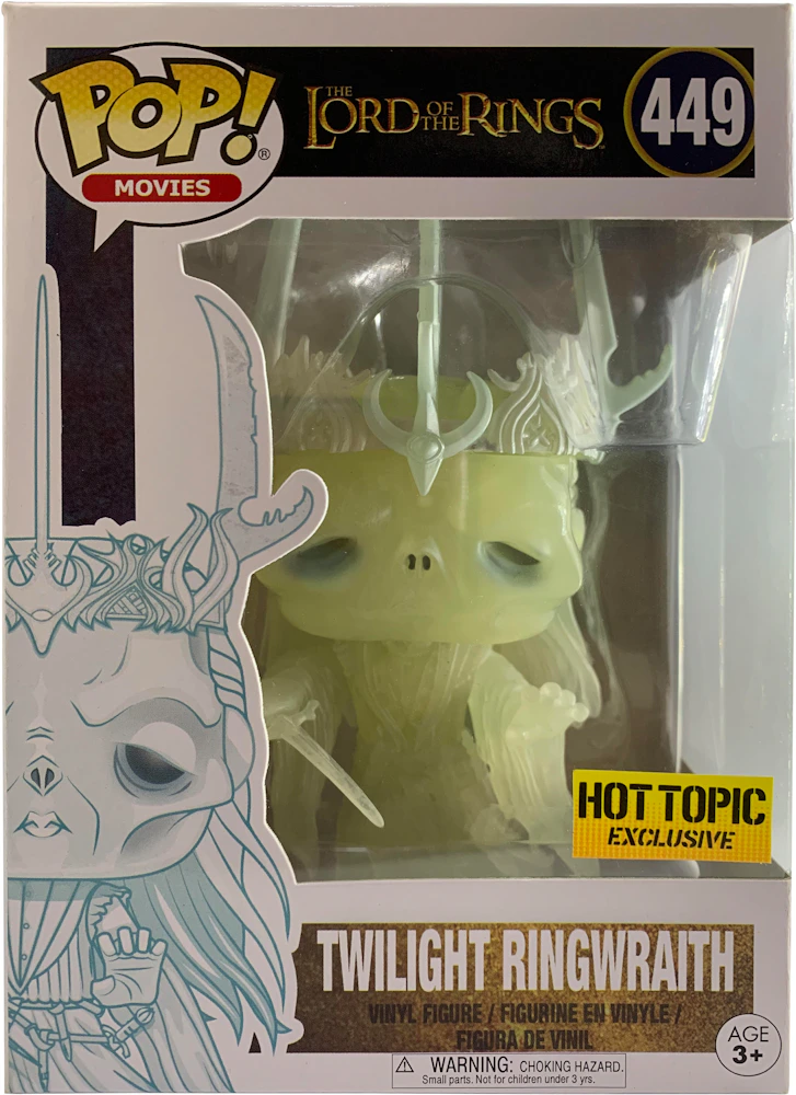 Ydmyghed skab Natura Funko Pop! Movies The Lord of the Rings Twilight Ringwraith (Glow) Hot Top  Exclusive Figure #449 - US