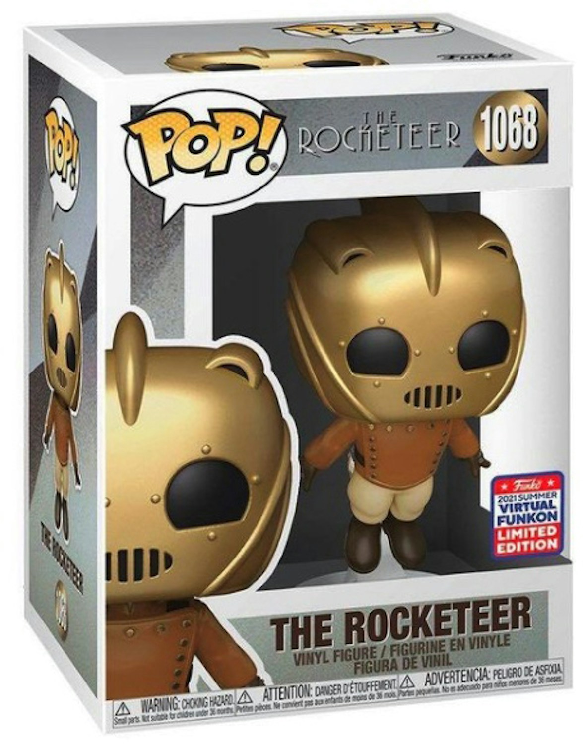 Funko Pop! Movies The Rocketeer 2021 Summer Virtual Funkon Exclusive Figure #1068 - SS21