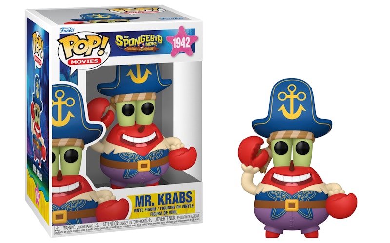 Funko Pop! Movies: The SpongeBob Movie Search For SquarePants Mr. Krabs Figure #1942