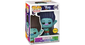 Funko Pop! Movies Trolls World Tour Branch Frowning (Chase) Figure #880