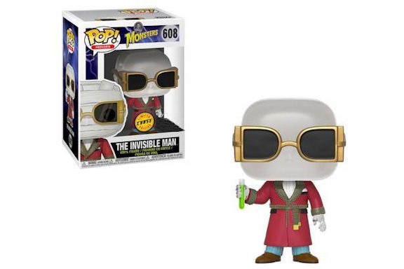 Funko Pop! Movies Universal Monsters The Invisable Man Chase Exclusive Figure #608