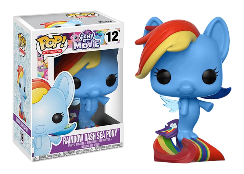 Funko Pop! My Little Pony The Movie Rainbow Dash Sea Pony Figure