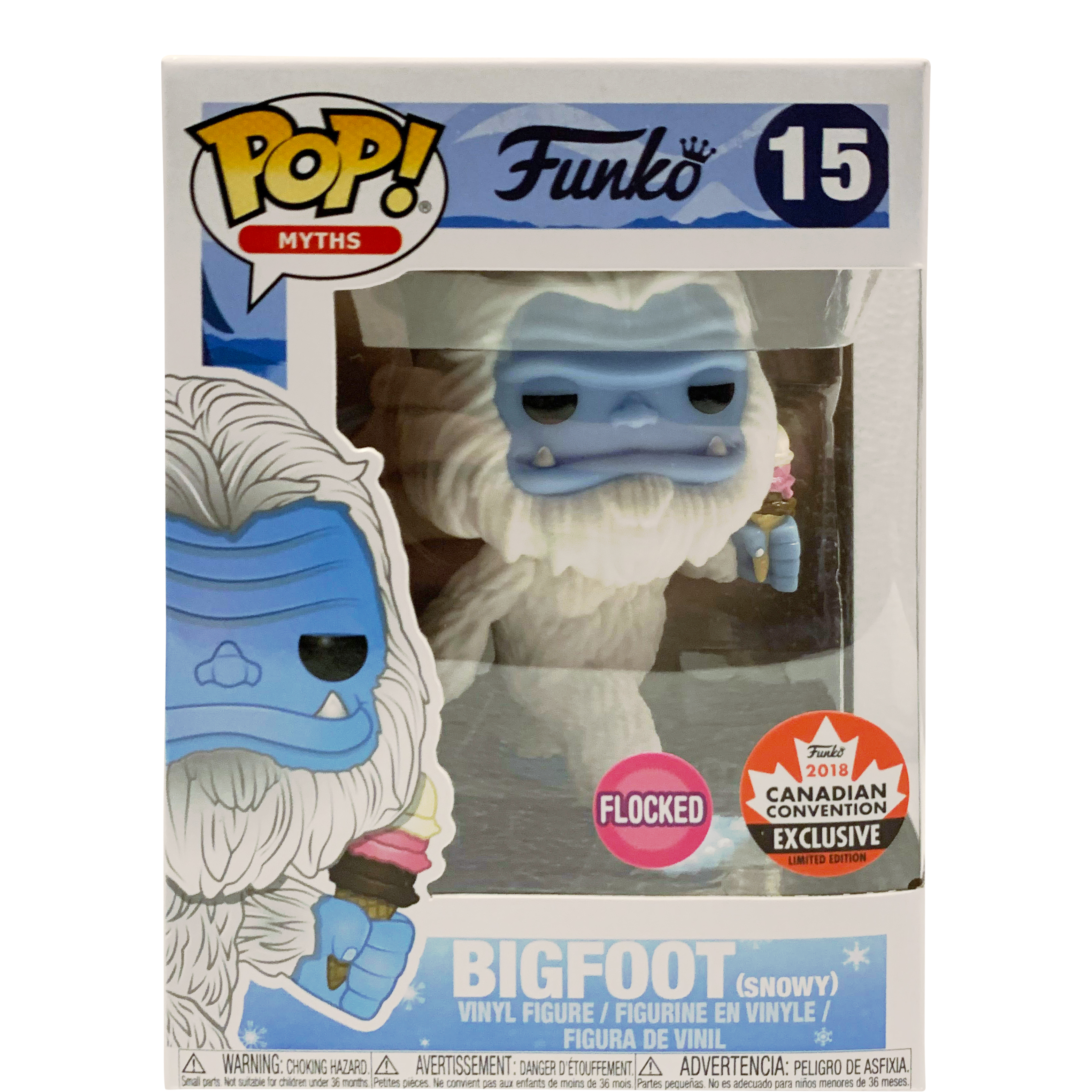 Funko Pop! Myths Bigfoot (Flocked) Canadian Convention Exclusive