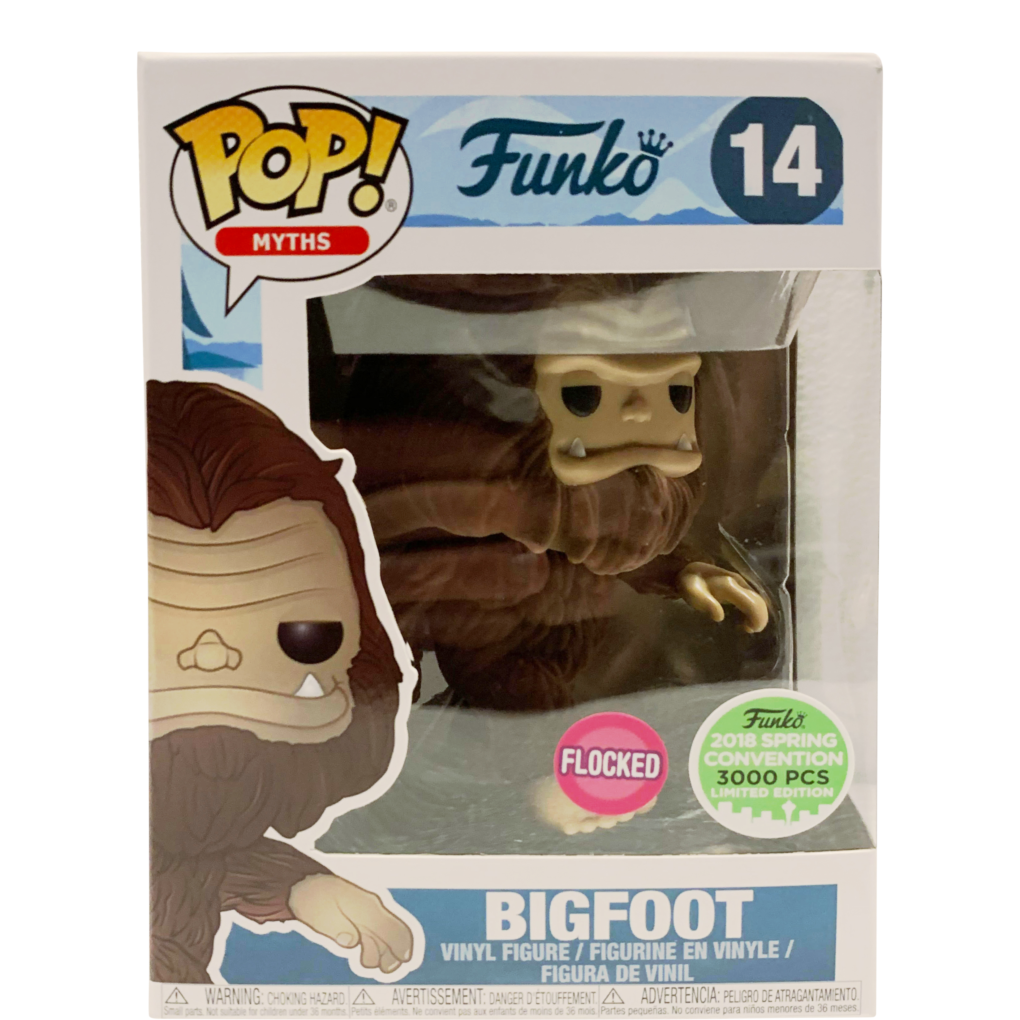 Funko Pop! Myths Bigfoot (Flocked) Spring Convention Figure #14 - US