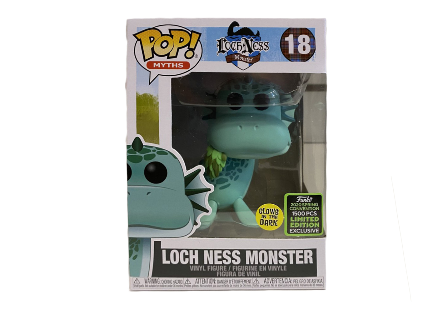 Funko Pop Myths Loch Ness Monster Glow GITD ECCC Convention