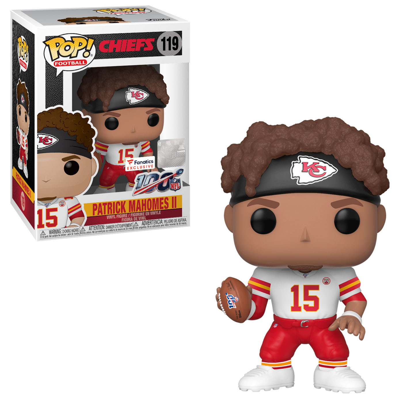 Funko Pop Patrick Mahomes White Jersey Special Edition Chiefs Nr 119 