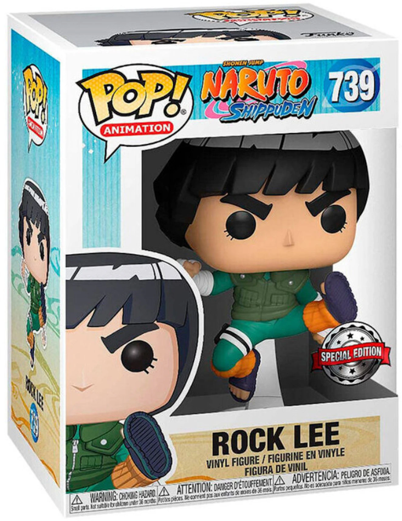 Funko Pop! Naruto Shippuden Rock Lee Special Edition Figure #739 - US