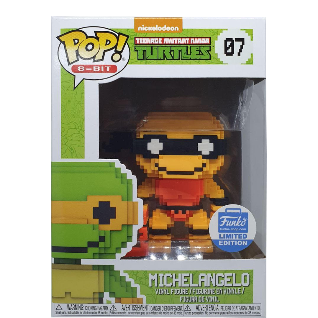 Funko Pop! Nickelodeon 8-Bit Teenage Mutant Ninja Turtles ...