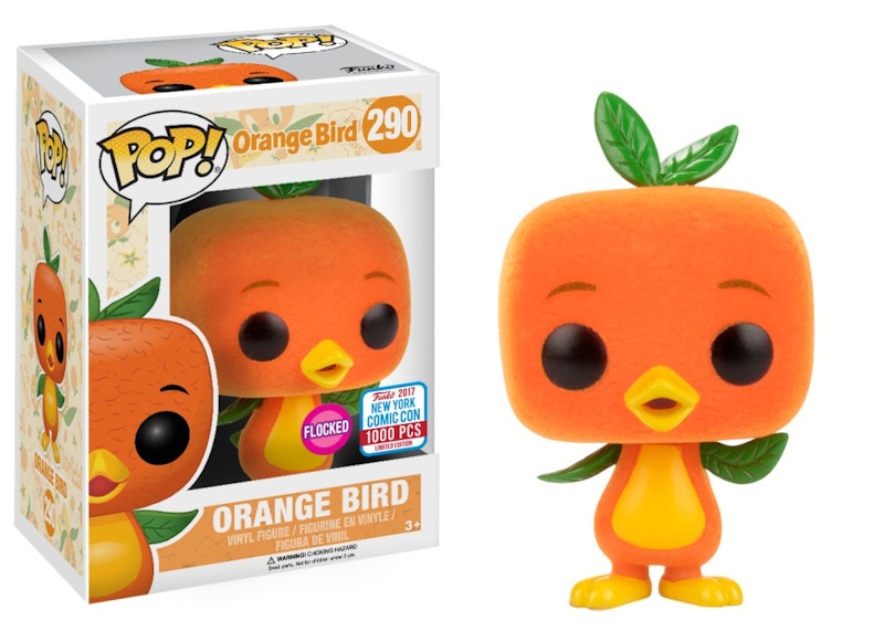 orange bird pop figure