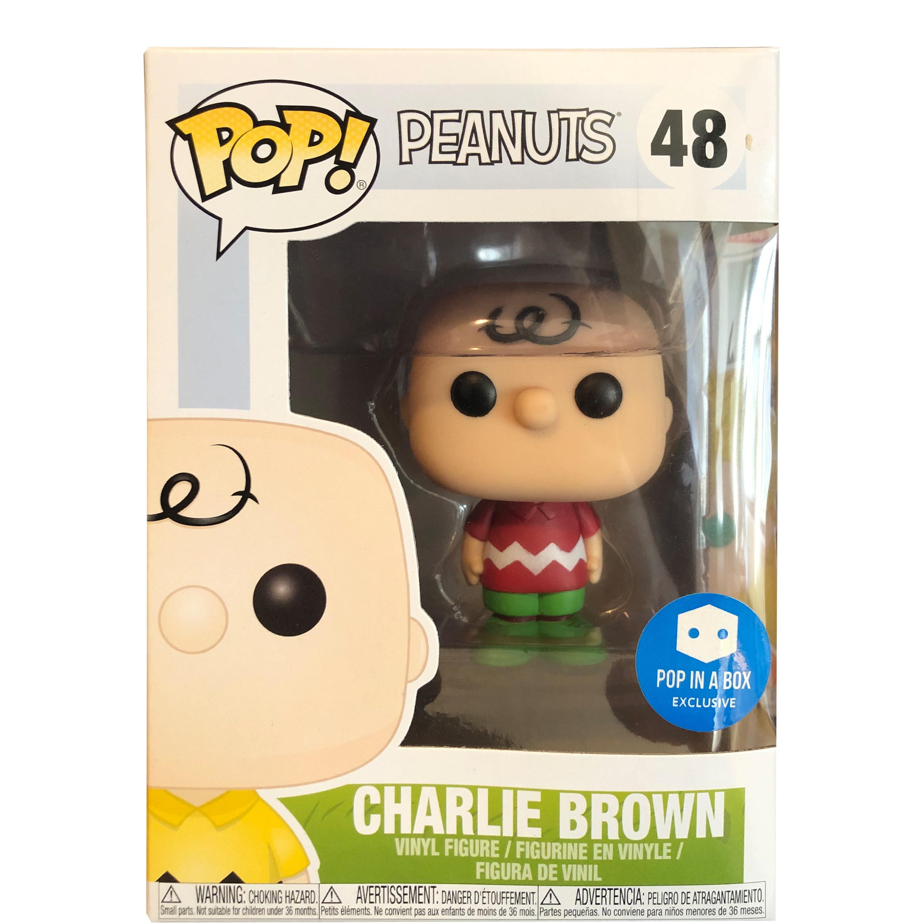 Funko Pop! Peanuts Charlie Brown Pop in a Box Exclusive Figure #48