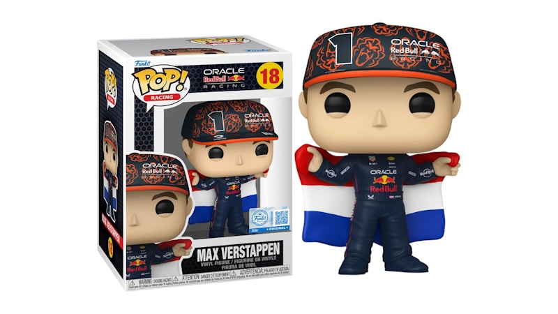 Funko Pop! Racing Oracle Red Bull Racing Max Verstappen EE Exclusive Figure #18