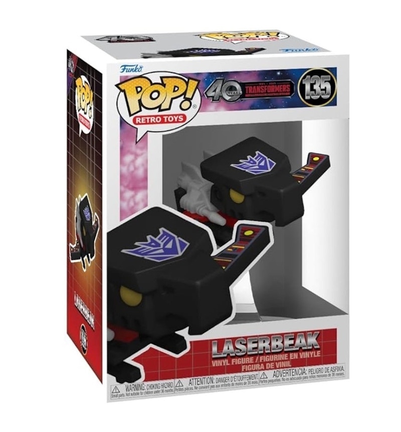 Funko Pop! Retro Toys: 40 Years Transformers Laserbeak Figure #135