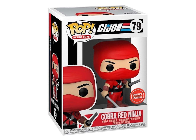 Funko Pop! Retro Toys G.I. Joe Cobra Red Ninja GameStop Exclusive