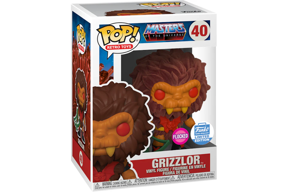 Funko Pop! Retro Toys Masters of the Universe Grizzlor (Flocked) Funko Shop Exclusive Figure #40