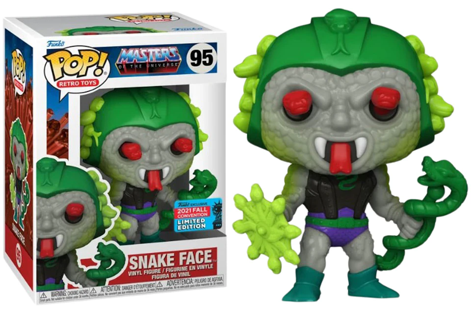 Funko Pop! Retro Toys Masters of the Universe Snake Face Fall Convention Figure #95