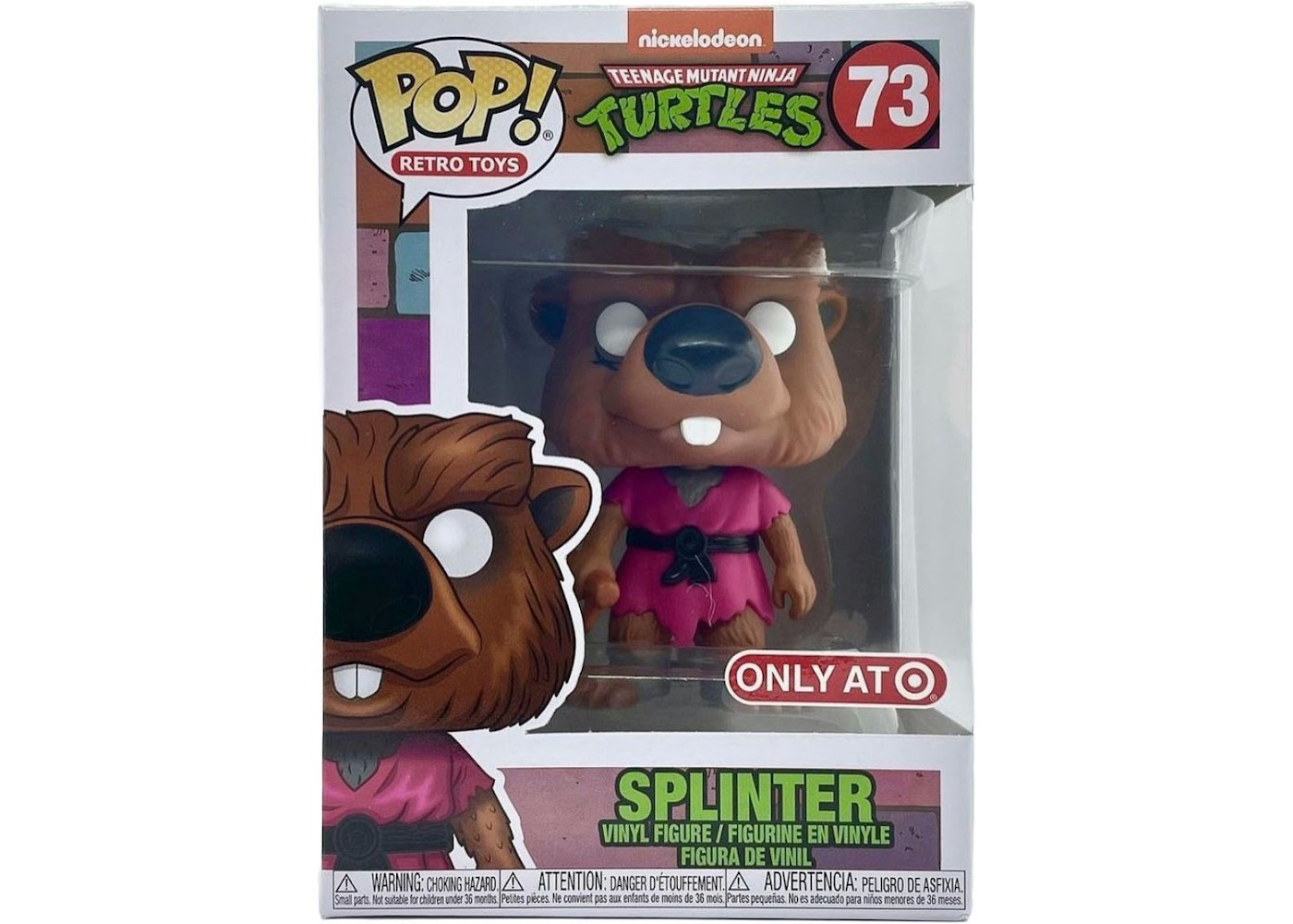 Funko Pop! Retro Toys Nickelodeon Mutant Ninja Turtles Splinter Target ...