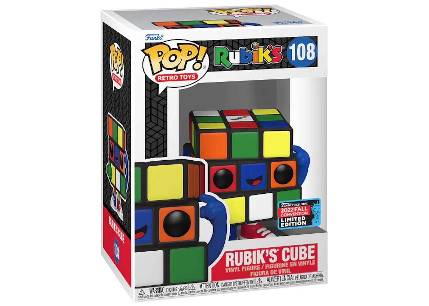 Funko Pop! Retro Toys Rubik's (Rubik's Cube) 2022 Fall Convention ...