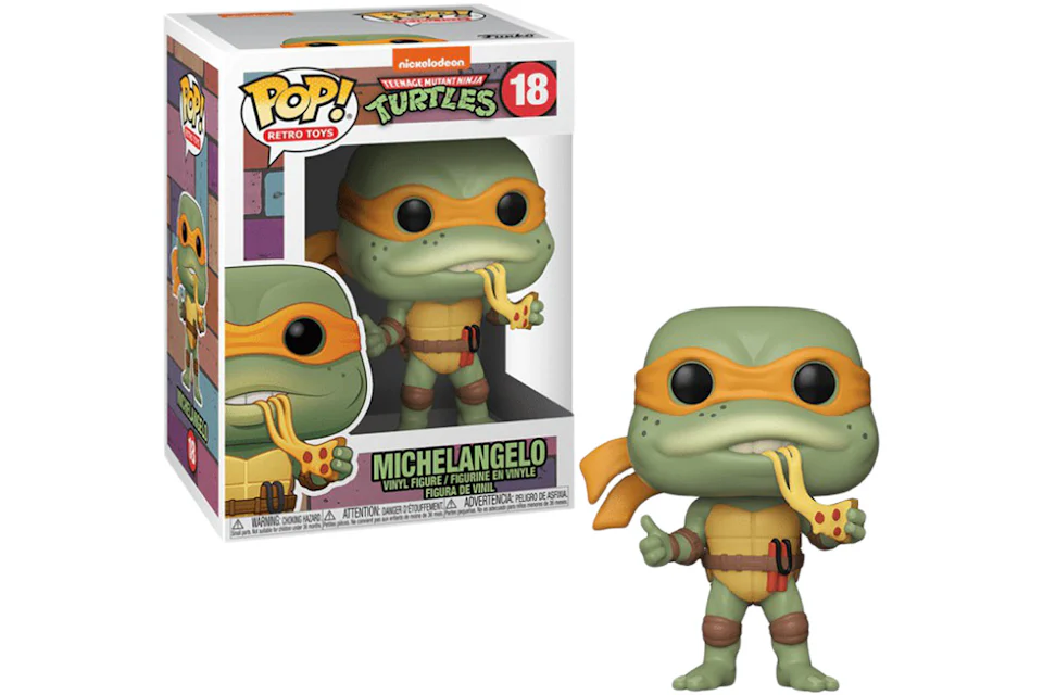Funko Pop! Retro Toys Teenage Mutant Ninja Turtles Michelangelo Figure #18