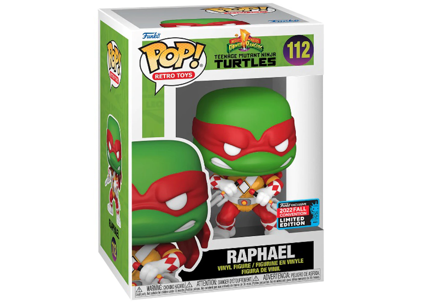 Funko Pop! Retro Toys Teenage Mutant Ninja Turtles x Power Rangers ...