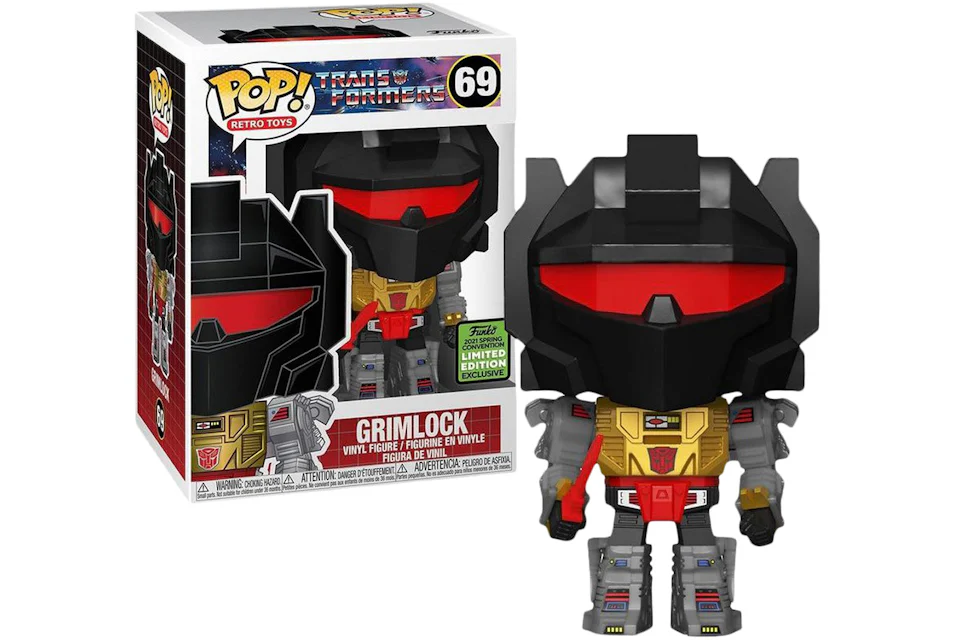 Funko Pop! Retro Toys Transformers Grimlock Spring Convention Exclusive Figure #69