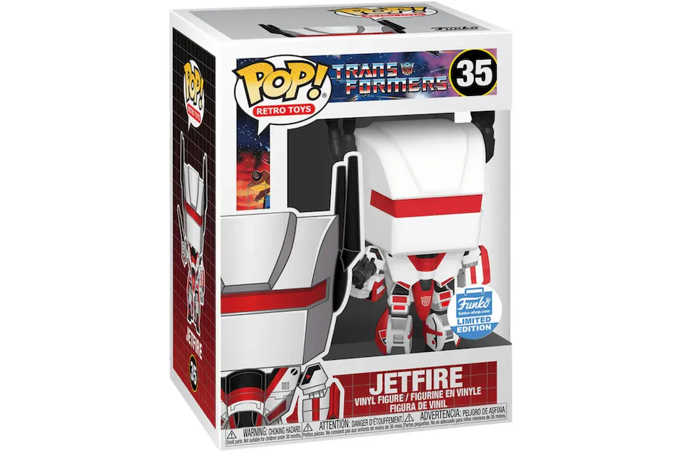 Funko Pop! Retro Toys Transformers Jetfire Funko Shop Exclusive Figure #35