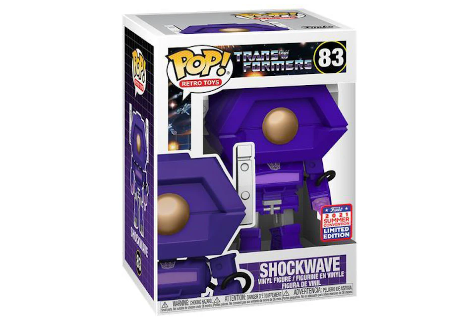 Funko Pop! Retro Toys Transformers Shockwave 2021 Summer Convention Exclusive Figure #83