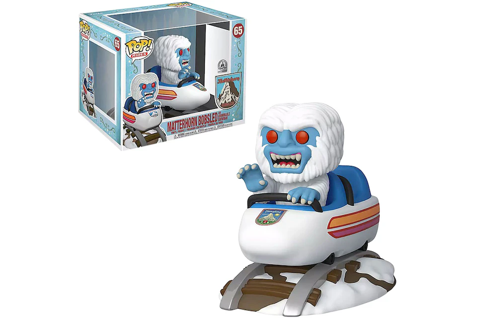 Funko Pop! Rides 65th Anniversary Matterhorn Bobsled with Abominable Snowman Disney Store Exclusive Figure #65