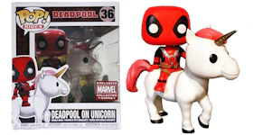 Funko Pop! Rides Deadpool Deadpool on Unicorn Marvel Collector Corps Figure #36