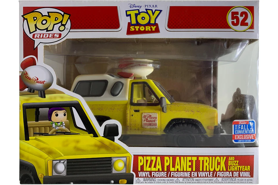 Funko Pop! Rides Disney Toy Story Pizza Planet Truck and Buzz Lightyear Fall Convention Exclusive Figure #52